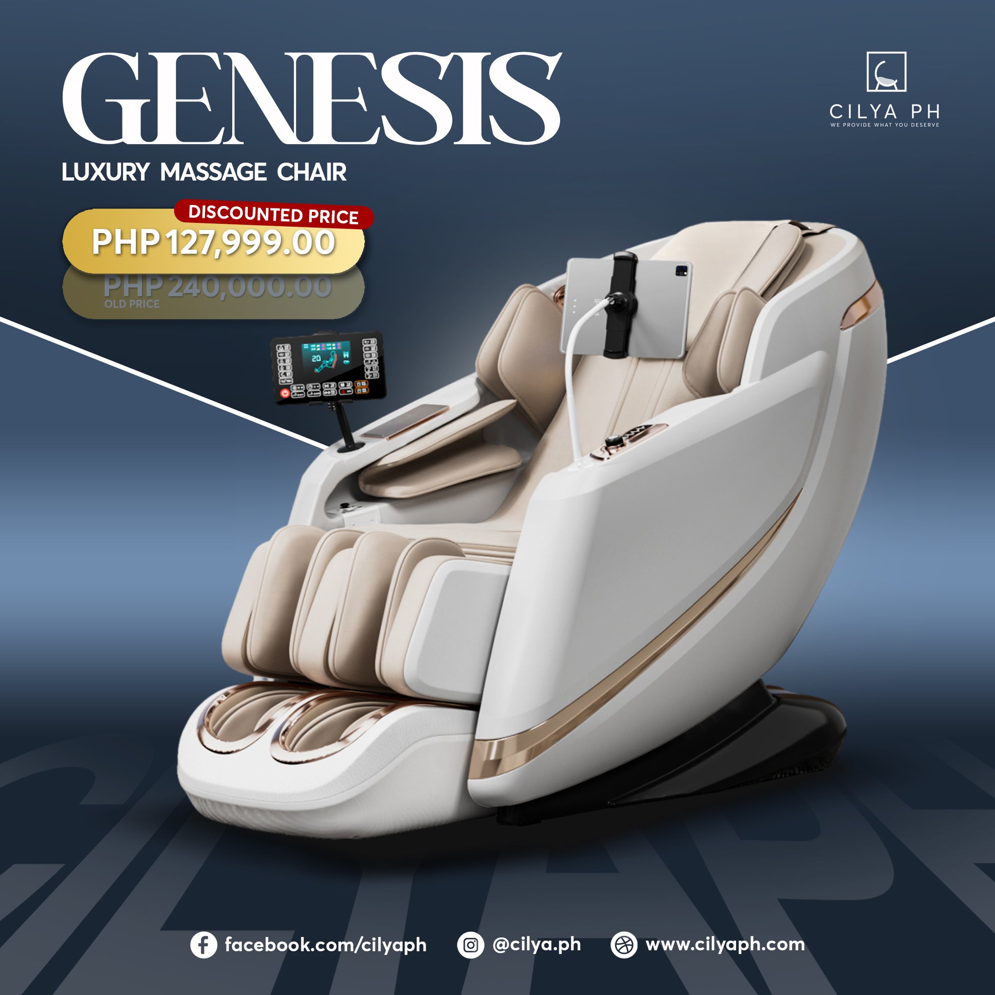 Cilya Ph Latest Massage Chair GENESIS - Main Image